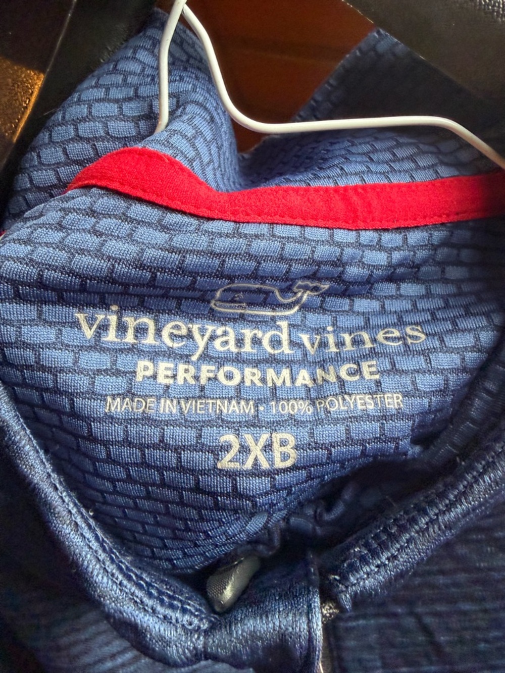 Vineyard Vines Navy Performance Polo - EUC - 2XB
